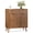 Walnut 2-door 1-drawer, variant on Roofar Fluted Walnut Buffet Cabinet, Mid Century Wood Sideboard Storage,Kitchen and Dining Credenza with 2-Door & 1-Drawer,31.5"W x 15.8"D x 34.7"H