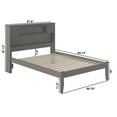 thumbnail image 6 of Newport Platform Bed with Open Foot Board, Multiple Sizes, Multiple Colors, 6 of 7