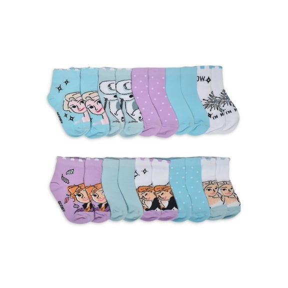 Character Toddler Ankle Socks, 10-Pack, Sizes 12M-5T