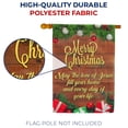 thumbnail image 4 of America Forever Merry Christmas House Flag 28 x 40 inch Double Sided Premium Outdoor Yard Decorations Religious Winter Holiday Rustic Farmhouse Party Christmas Jesus Flag, 4 of 7