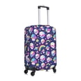 thumbnail image 3 of Daiia Skull mushroom rainbow space Luggage Cover, Thickened Washable Travel Luggage Covers, Elastic Unique Baggage Covers for 18-20 inch Luggage-Small, 3 of 9