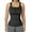 3-Black, variant on FITVALEN Women's Workout Waist Trainer Zip Vest Body Shaper with Adjustable Belts Underbust Corset Neoprene Sauna Sweat Suit
