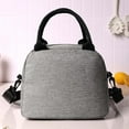 thumbnail image 2 of Ediodpoh Insulated Lunch Bag For Work Large Capacity Thermal Tote With Shoulder Strap Leakproof For Commute Grey, 2 of 6