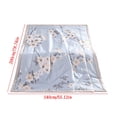 thumbnail image 3 of Yardvibe Cooling Comforter Twin Size, Flower Print Breathable Summer Comforter for Hot Sleepers & Night Sweats, Silky Smooth Cooling Blanket, Blue (A), 3 of 8
