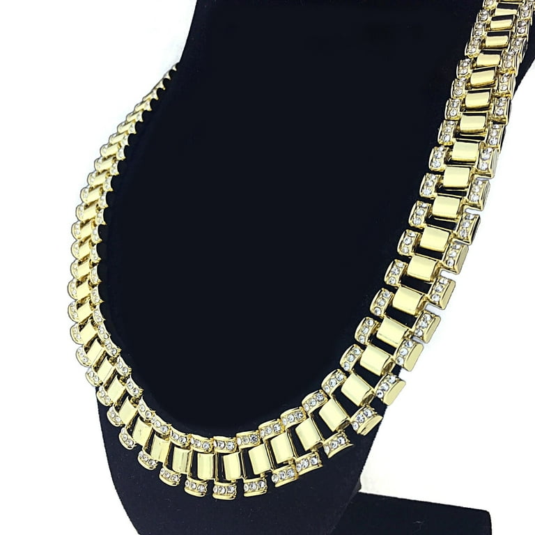 Iced out shop rolex chain