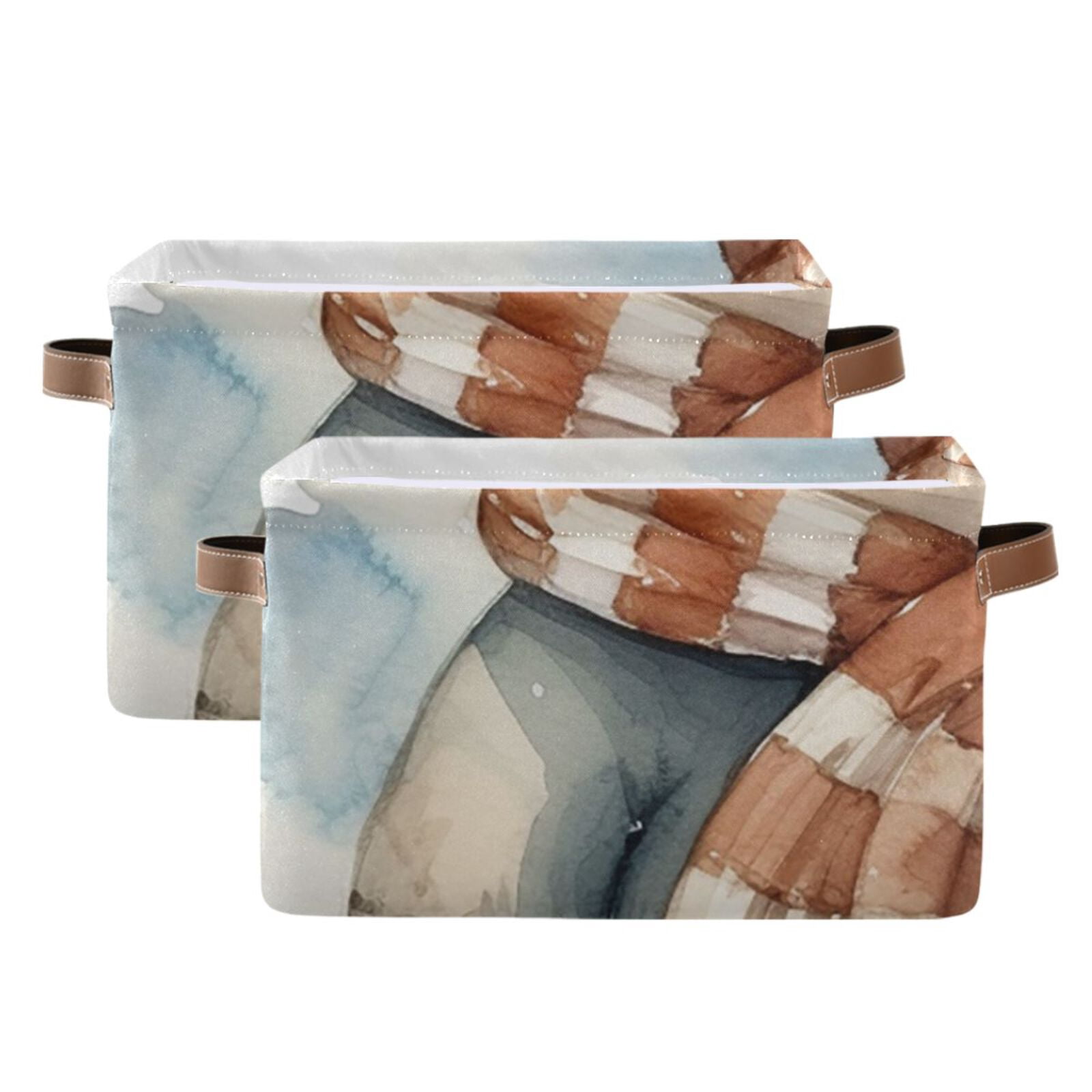 Bear Coat Scarf Hat Storage Bins Baskets With Handles Storage Box Clothes Organizer Organization Toys