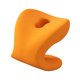thumbnail image 4 of Soporte para el cuello para reposacabezas de silla de oficina, transpirable, se adapta a la mayoría de las sillas de oficina. Piel. Naranja, 4 of 9