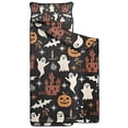 thumbnail image 2 of Halloween Ghosts Bats and Castles Toddler Nap Mats for Kids Preschool,59"x22" Sleeping Mat Bag or Kids,Toddler Sleeping Bag,Toddler Nap Mat or Daycare, 2 of 6
