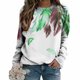 thumbnail image 1 of Camisas informales de manga larga para mujer, sudadera de cuello redondo con estampado de rombos geométricos, jersey de cuello redondo, Tops tipo túnica holgados Fridja  czfsfas431, 1 of 6