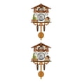 thumbnail image 2 of Reloj de Pared Kearding Pájaro Antiguo Estilo Escandinavo CM004 2Conjunto, 2 of 6