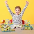 thumbnail image 3 of PicassoTiles Magnetic Tiles Book for Kids,Idea STEM Learning Educational Pad Booklet for Building Blocks Set, 3 of 10