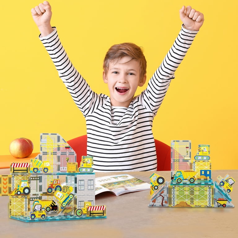PICASSO TILES Magnetic Tiles Building Kit + 150+ Ideas - Walmart.com