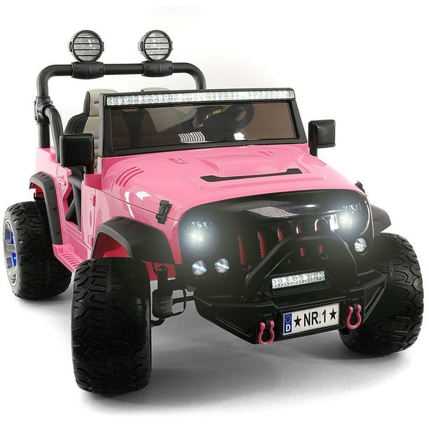 2021 Two 2 Seater Ride On Kids Car Girls Truck W Remote Control Large 12v Power