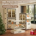 thumbnail image 2 of Halicool Stackable Storage Bins with Lids and Wheels, Collapsible Storage Bins with Lids, Closet Organizers and Storage Drawers for Home, Dorm, 2 of 6