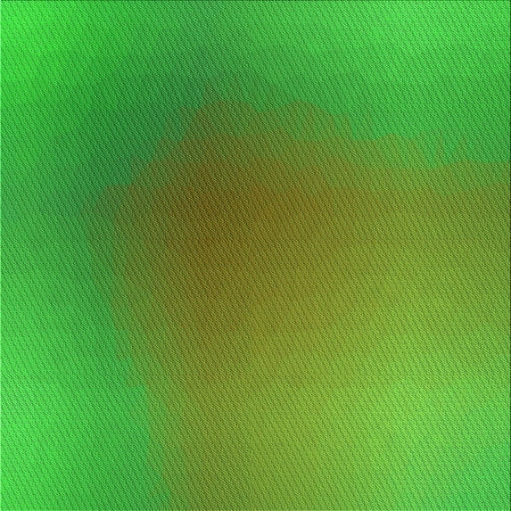 Ahgly Company Indoor Square Patterned Dark Lime Green Area Rugs, 4' Square