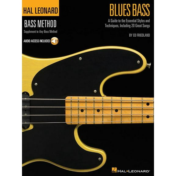 Hal Leonard Bass Method Blues Bass Hal Leonard Bass Method Book/Online Audio Learn Blues Bass Techniques Songbook Includes Songs by B.B. King, S, (Paperback)