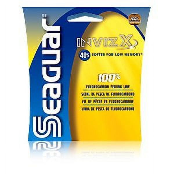 Seaguar Invizx 100% Fluorocarbon Fishing Line 25lbs, 1000yds Break Strength/Length - 25VZ1000