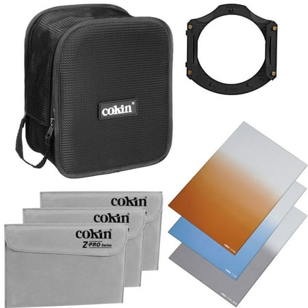 pro graduated filter kit with filter holder & graduated nd filters #121l, graduated light blue #2 filter #123l, graduated tobacco #2 light