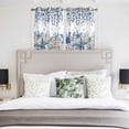 thumbnail image 3 of Blue Coastal Starfish Kitchen Curtains Window Panels, Beach Nautical Shell Eucalyptus Summer Insulated Window Treatment Curtain, Grommet Curtains for Bedroom/Living Room/Bathroom, 2 Piece 42"Wx45"L, 3 of 8
