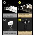 thumbnail image 3 of Curtain Track, Room Divider Curtain Rod, Thick and Heavy Aluminum Curtain Tracks with Roller for Windows, Living Room, Bedroom, 3 of 8