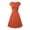 Orange womens dresses, variant on Summer Saving Wycnly Womens Dresses Party Prom Formal Empire Waist Pleated Swing Plus Size A Line Dresses Summer Solid V-Neck Short Sleeve Formal Midi Dress Gold XXL