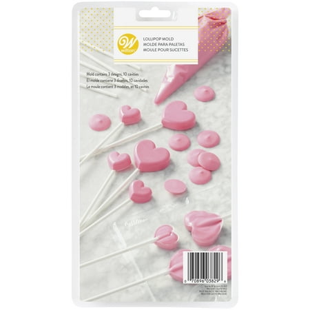 Mini Mold - Wilton Mini Hearts Lollipop Mold, 10-Cavity