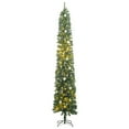 thumbnail image 1 of vidaXL Slim Christmas Tree 300 LEDs & Ball Set 300 cm, 1 of 5