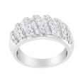 thumbnail image 3 of 14kt White Gold 1 1/2ct TDW Diamond Modern Band Ring (H-I,SI1-SI2), 3 of 7