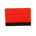 thumbnail image 3 of 5 Pieces Car Window Film Scraper Squeegee Scraper Tool for Window Tint Wallpaper Red 10x7cm, 3 of 9