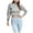 Gray, variant on Vedolay Women's Sweaters Womens 2023 Trendy Fall Fashion Knit Ribbed Stripe Crop Pullover Sweater,Gray S