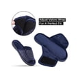 thumbnail image 3 of DL Adjustable Mens Slippers Memory Foam Open Toe House Slippers, 3 of 7