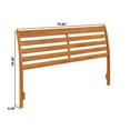 thumbnail image 5 of AFI Savannah King Solid Wood Headboard with Attachable Charger, Light Toffee, 5 of 8