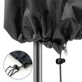 thumbnail image 3 of Parasolhoes, Waterdicht, Winddicht, Heavy Duty Rip Proof Oxford Fabric Extra Large Cantilever Parapluhoes met Ritssluiting (265 x 40/70 / 50 cm) - Zwa, 3 of 5