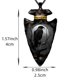 thumbnail image 4 of Collar con colgante de cadena negra de cuervo gótico para hombres, collar de Hip Hop para hombres, accesorios de joyería de acero inoxidable, regalos de fiesta de Halloween, 4 of 4