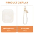 thumbnail image 4 of 1 Set Earphone Cover Pearl Chain Earphone Case Compatible for Airpods 1/2, 4 of 9