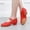 #030-Red, variant on Wowcloth Women's Dance Shoes - Lace-Up Soft Sole Ballet Flats with Canvas Upper for Practice & Exercise, Available in Large Sizes, Autumn Winter Style