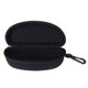 thumbnail image 4 of Estuche rígido con cremallera y gancho para gafas de sol (negro), 4 of 7