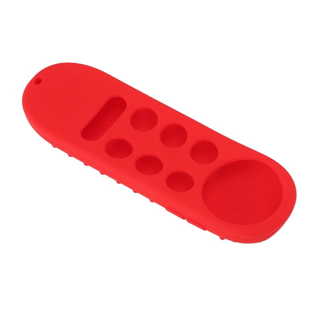 Étui de Télécommande en Silicone, Découpe Précise Étui de Télécommande Doux pour la Peau Antichoc avec Lanière pour Anti-Chute Rouge