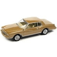thumbnail image 2 of 1980 Chevrolet Monte Carlo Light Camel Gold Metallic with Bass Boat and Trailer Limited Edition to 7264 pieces Worldwide "Tow & Go" Series 1/64 Diecast Model Car by Johnny Lightning, 2 of 3