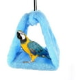 thumbnail image 7 of Bird Tent Plush Hammock Warm Hut Hanging Nest for Cage Snuggle Sleeping Bed Parrot Hideaway Cave for Eclectus Parakeet Cockatiels Cockatoo Lovebird, 7 of 7