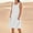 White, variant on ZHUGeLI Women's Summer Dresses Solid Color Casual Sleeveless Cotton Linen Loose Fitting Dress with Pockets