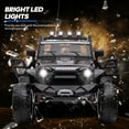 thumbnail image 6 of Hikiddo 24V 9Ah Ride on Toy for Big Kids, 2-Seater Powered Ride-on Truck Car with Remote - Black, 6 of 12