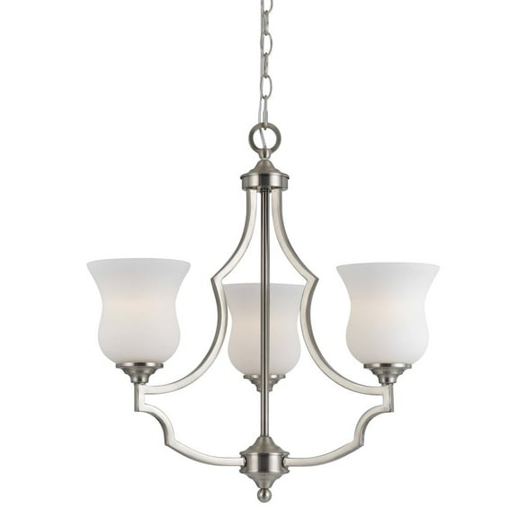 Cal Lighting 60Wx3 Barrie Metal 3 Lgt Chandelier