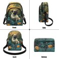 thumbnail image 7 of TSOVTHRID Pug Dog Plant Print Small Crossbody Bag for Women, Trendy Cell Phone Purse, Women's Shoulder Handbags Wallet Purse with Card Slots for Travel Shopping, 7 of 7