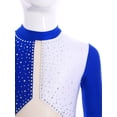 thumbnail image 5 of Miutii Gymnastics Leotards for Girls Ballet Dancewear Practice Outfits Keyhole Back One Piece Athletic Unitard Blue 12, 5 of 7
