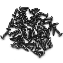 100Pcs Black Pickguard Mounting Screws for Strat Tele Guitar Bass USA