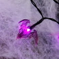 thumbnail image 3 of Twinkle Star LED Easter String Lights, Purple Bat Easter Lights with 8 Lighting Modes, Waterproof Spooky Light Easter Decorations for Indoors and Outdoor, Way to Celebrate Easter, 40 LEDs, 19.2ft, 3 of 5