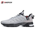 thumbnail image 2 of Baasploa, zapatillas de correr profesionales para hombre, zapatillas de deporte de malla de diseñador ligeras para hombre, zapatillas de tenis para deportes al aire libre con cordones para hombre Tan Jianjun unisex, 2 of 2