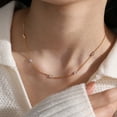 thumbnail image 4 of PISONIC Elegant Crystal Stone Pendant Necklace, Chain Necklace Jewelry For Women, 4 of 6