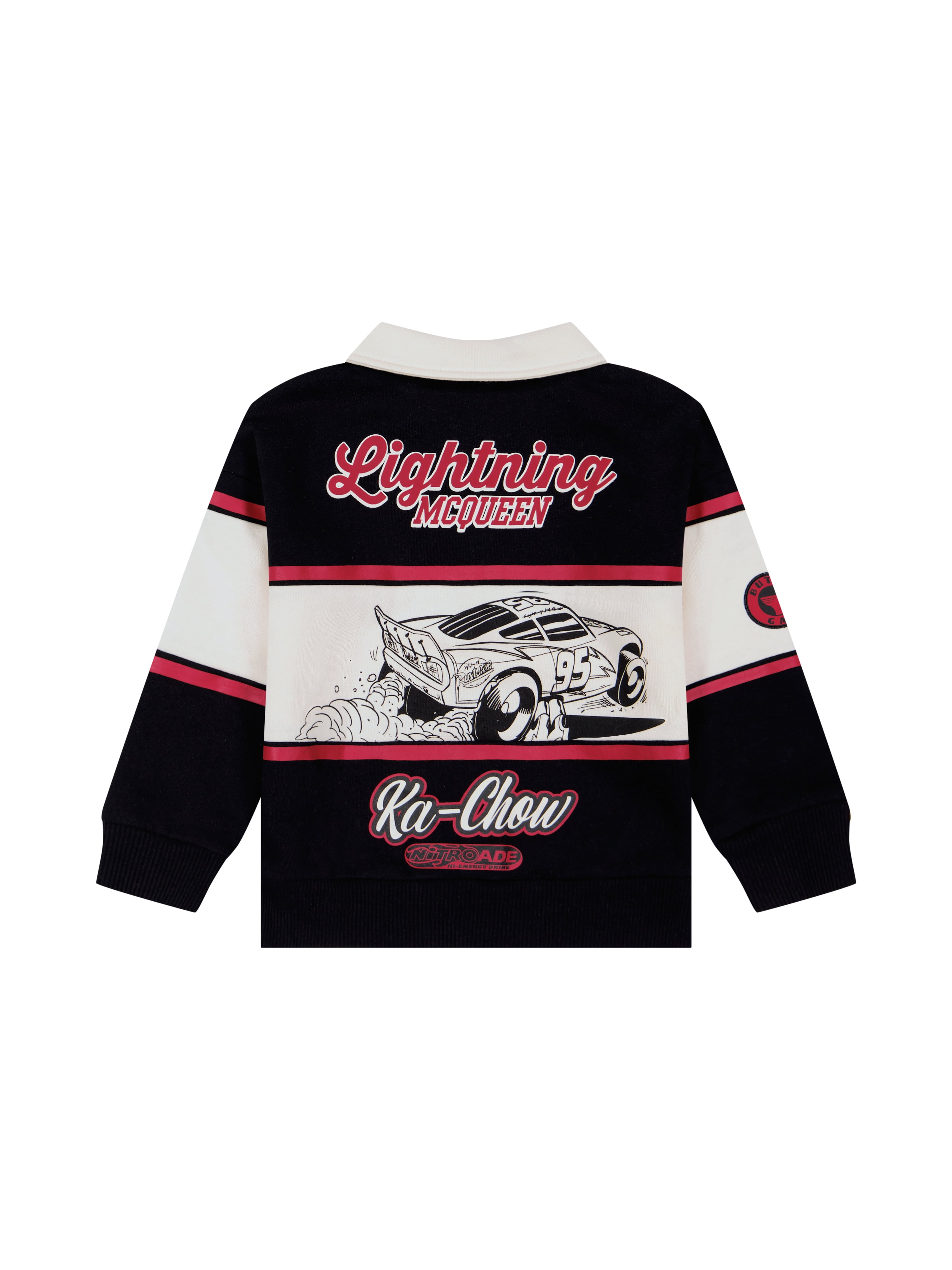 Cars Toddler Boy Long Sleeve Rugby Shirt, Sizes 12M-5T